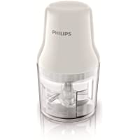 Los mejores  - Philips Daily HR1393-00 - Picadora- 450 W- 0.7 L- Blanco - Transparente